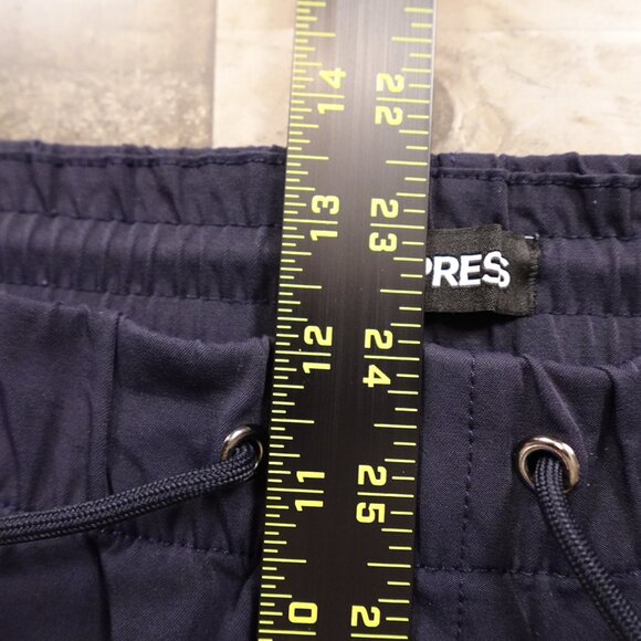 Express Jogger Pants Men’s Large Navy Blue Tapered Stretch Athleisure - Picture 5 of 12
